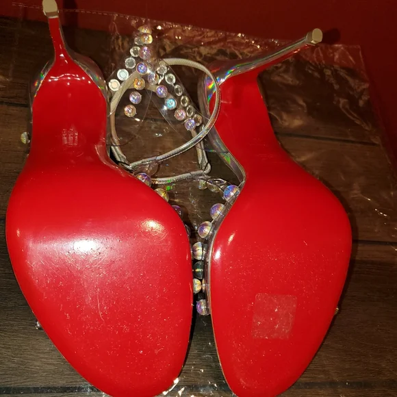 SOLD SOLD!! Christian Louboutin Faridaravie PVC heels - Picture 6 of 12